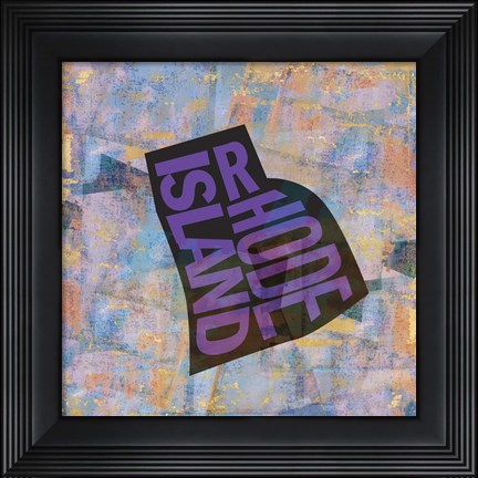 Framed Rhode Island Print