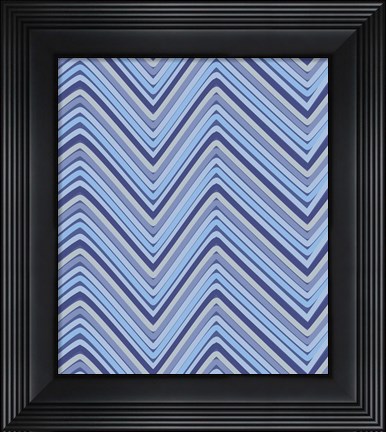 Framed Cool Blue 2 Print