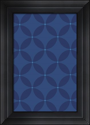 Framed Cool Blue 4 Print