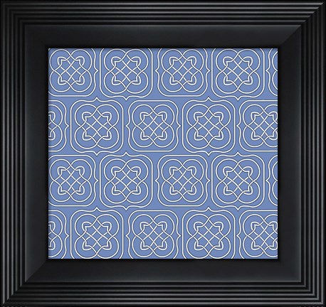 Framed Cool Blue 5 Print