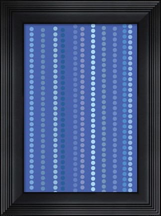 Framed Cool Blue 7 Print