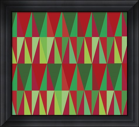 Framed Xmas Angles Print