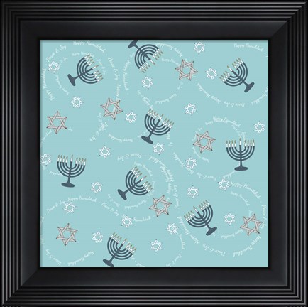 Framed Hanukkah 1 Print