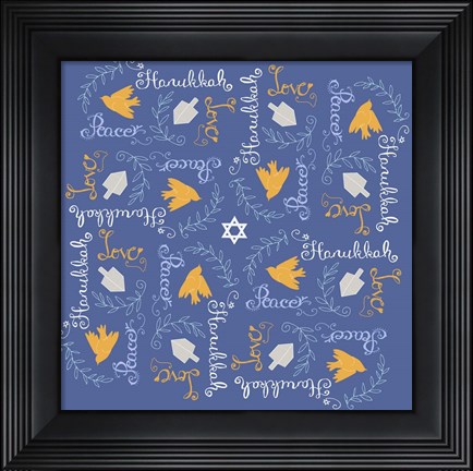 Framed Hanukkah 4 Print