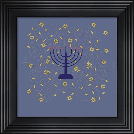 Framed Hanukkah 5 Print