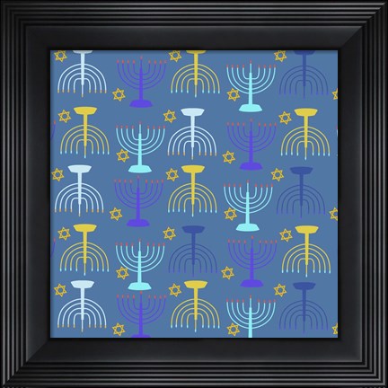 Framed Hanukkah 6 Print