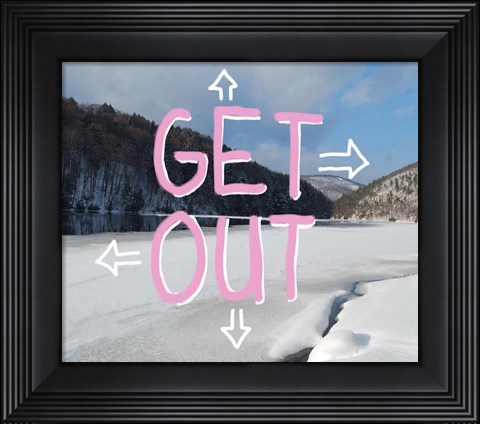 Framed Adirondack Get Out Print