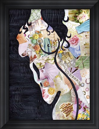 Framed Brunette Print