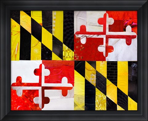 Framed Maryland Print