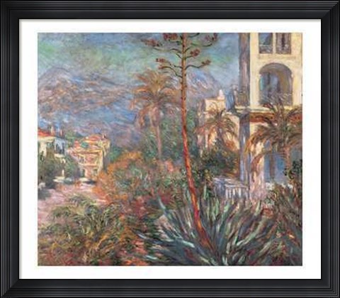 Framed Villas a Bordighera Print