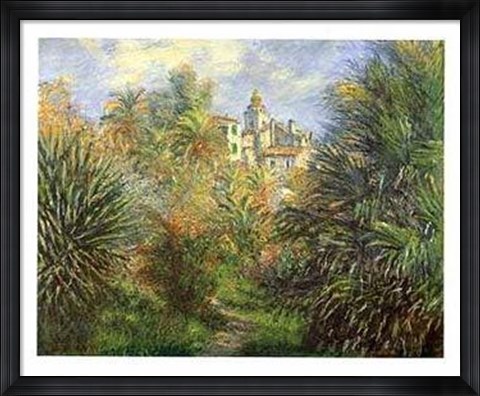 Framed Jardins de Bordighera Print