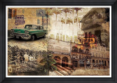 Framed Cuba Print