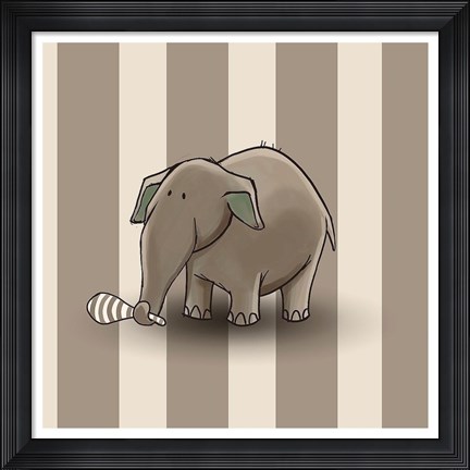 Framed Elephant Print