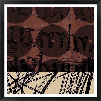 Framed Fibers 1 Print