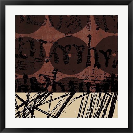 Framed Fibers 1 Print