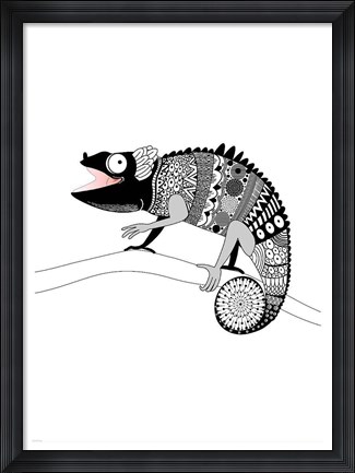 Framed Gecko Print