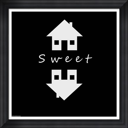 Framed Home Sweet Home Print