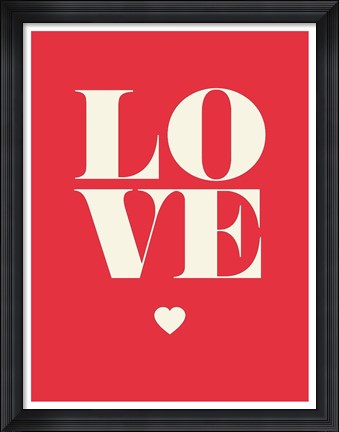 Framed Love Print