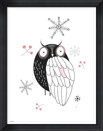Framed Owl II Print