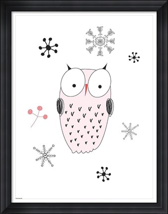Framed Owl III Print