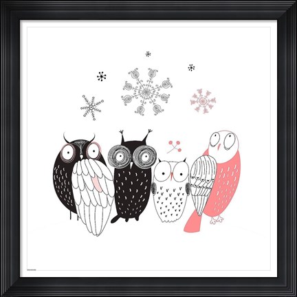 Framed Owl IV Print