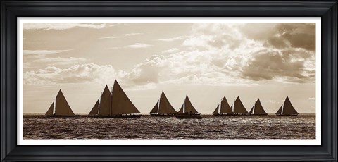 Framed Sailboats Print