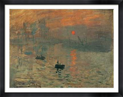 Framed Impression Brouillard Print