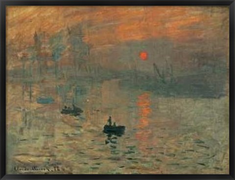 Framed Impression Brouillard Print