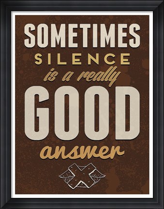 Framed Sometimes Print