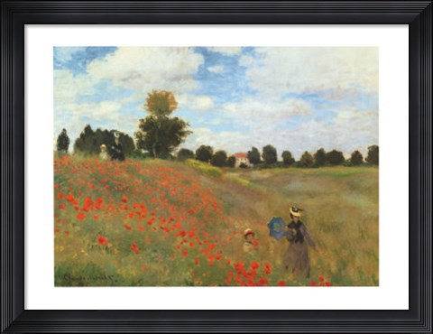 Framed Coquelicots Print