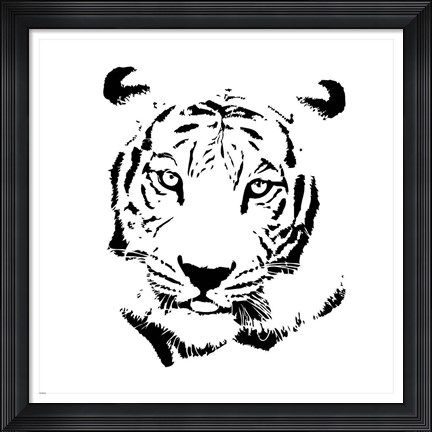 Framed Tiger Print