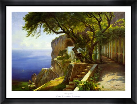 Framed Pergola in Amalfi Print