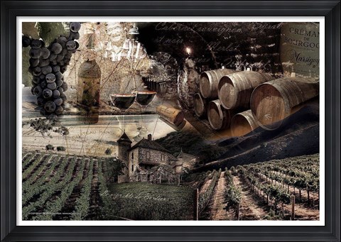 Framed Wine Print