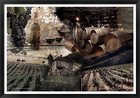Framed Wine Print