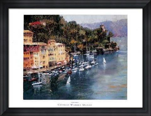 Framed Portofino Print