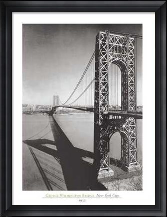 Framed George Washington Bridge NYC Print