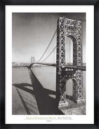 Framed George Washington Bridge NYC Print