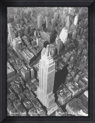 Framed Empire State Building Print