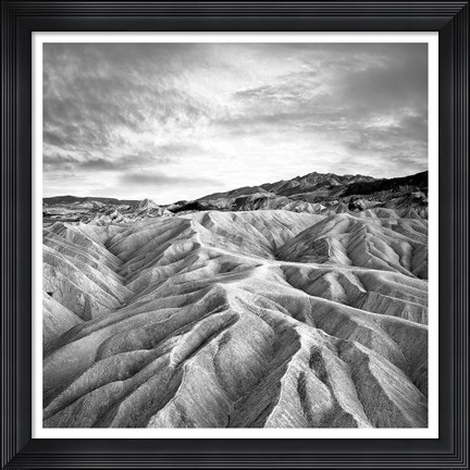 Framed Foot of the mountain Print