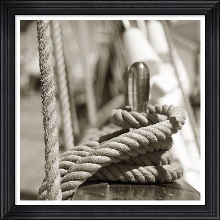 Framed Sail Rope Print