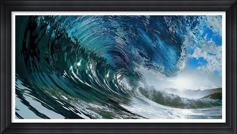Framed Wave Print