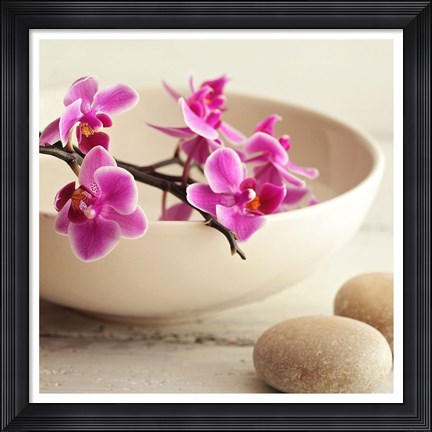 Framed Zen Pebble II Print