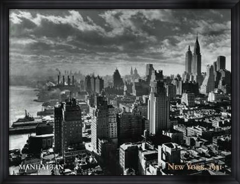 Framed Manhattan, New York, c. 1931 Print