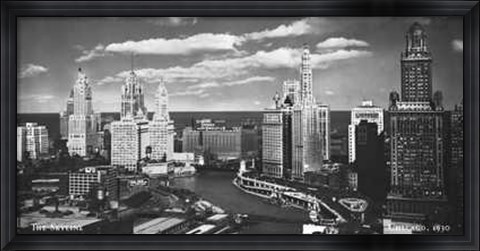 Framed Chicago, c.1930 Print