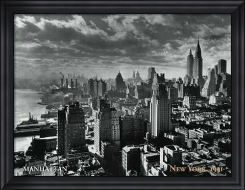 Framed Manhattan, New York, c.1931 Print