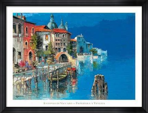 Framed Primavera a Venezia Print
