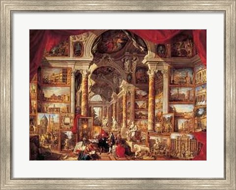 Framed Vedute di Roma Moderna Print