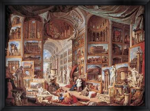 Framed Vedute di Roma Antica Print