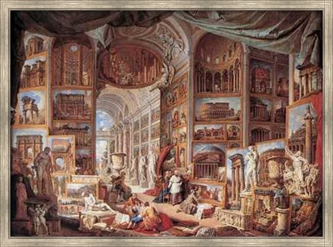 Framed Vedute di Roma Antica Print