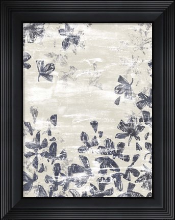 Framed Petal Batik II Print
